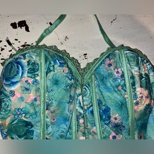 Floral Bustier Top